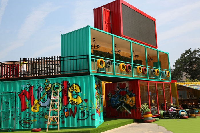 集裝箱商業 | 西安曲江創客大街集裝箱音樂街區