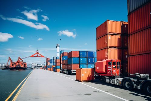 碼頭運輸集裝箱海上運輸攝影圖 攝影圖