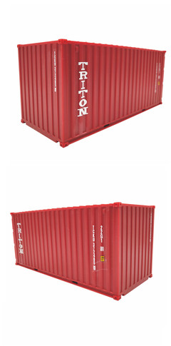 TRITON海神租箱 1:35集裝箱模型 仿真集裝箱模型 海藝坊定制