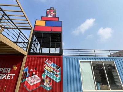 搶“先”起步 酷炫集裝箱商業(yè)街區(qū)亮相濟(jì)南起步區(qū)